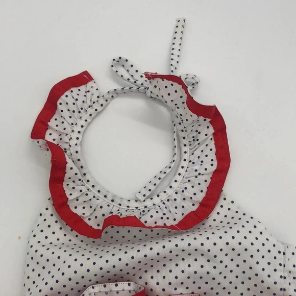 Eliza James 1 Piece Halter Ruffle Polka Dot Swim Summer Outfit 24 Months - Picture 4 of 4